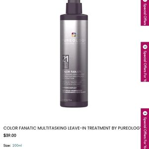 🆕️NEW Pureology Color Fanatic Multitasking Leave-In Spray - 200ml/6.7oz